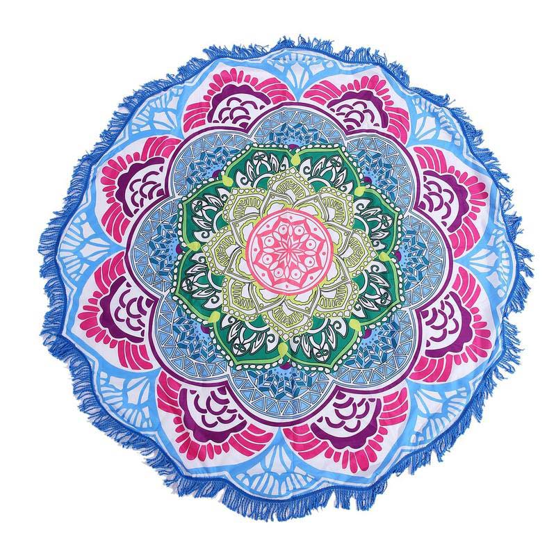Decoración de estera de armonía con Mandala tibetano de Buddha Stones