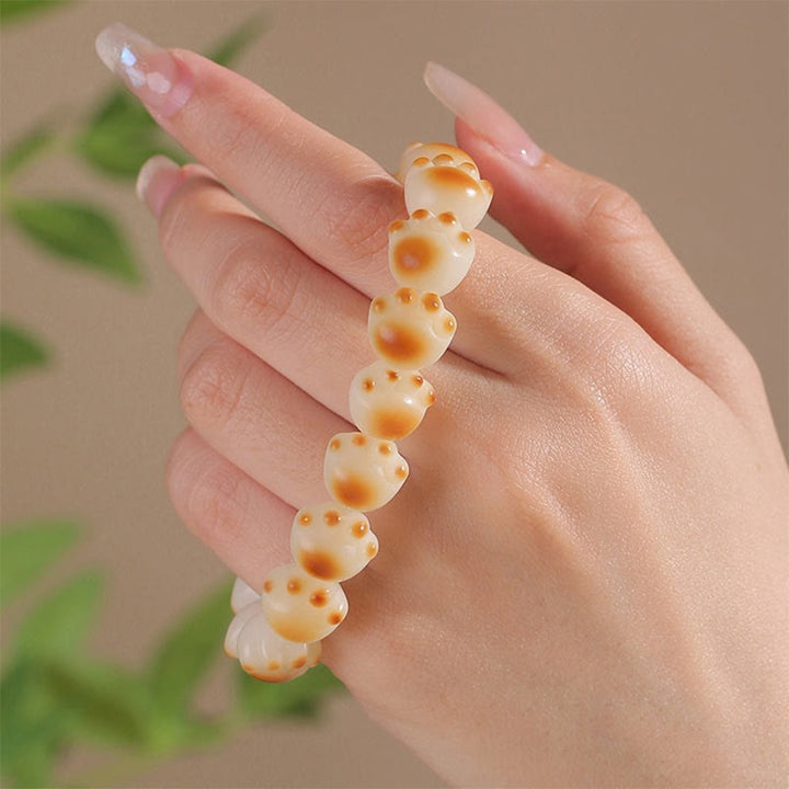 Pulsera de paz con semillas de Bodhi y garra de gato con Buddha Stones - image 15