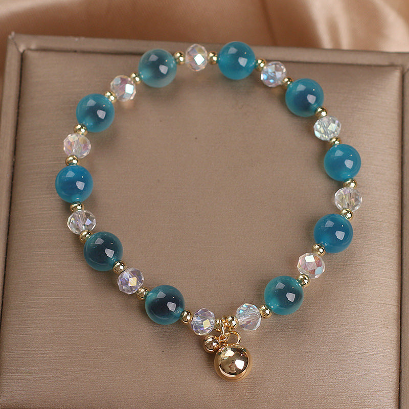 Pulsera con dijes de cuentas de armonía curativa de ágata dulce con Buddha Stones