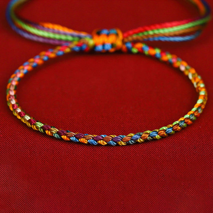 Buddha Stones;Que todos tus deseos se hagan realidad; Pulsera Suerte Multicolor
