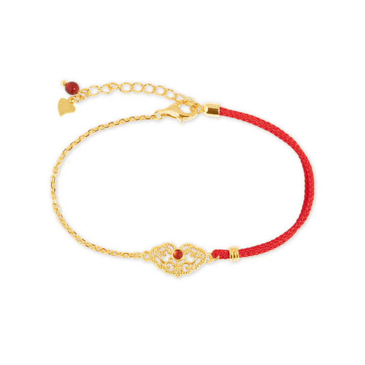 Pulsera de cadena con cierre de buenos deseos, Buddha Stones , fuerza de la suerte