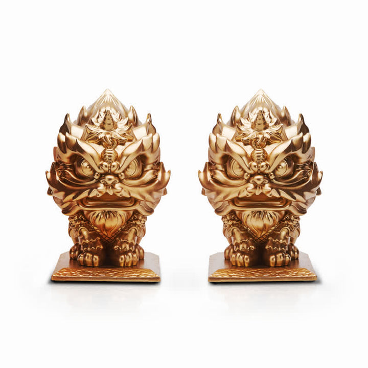 Buddha Stones, estatua de León, resina resistente, decoración para el hogar y la Oficina - image 12