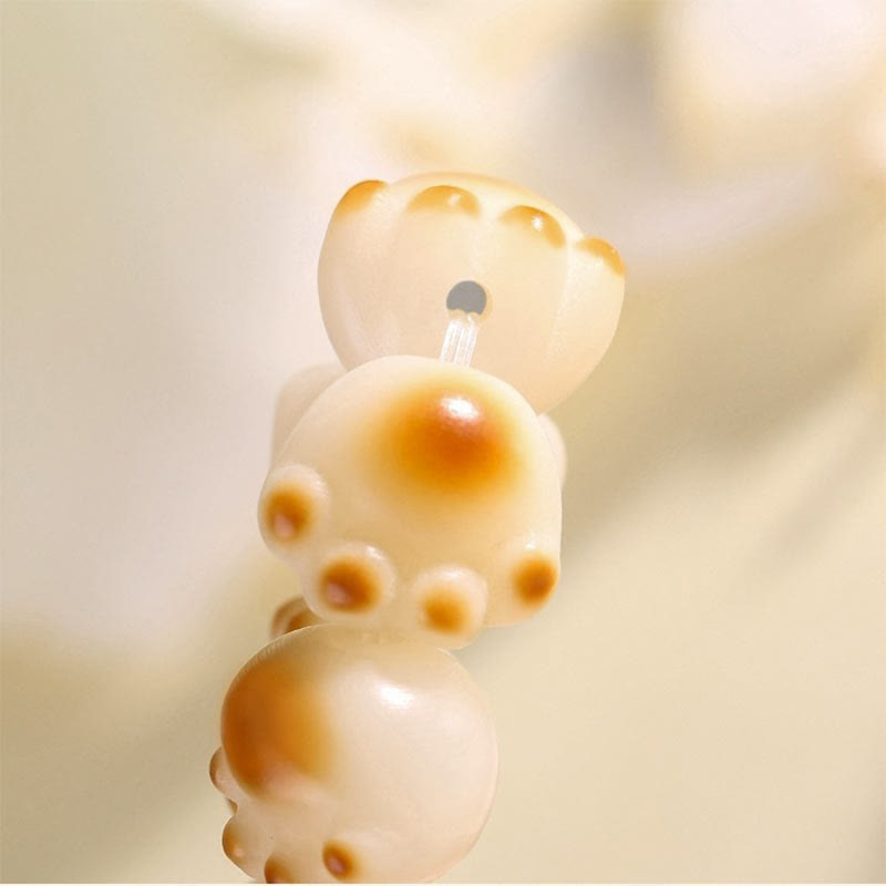 Pulsera de paz con semillas de Bodhi y garra de gato con Buddha Stones - image 11