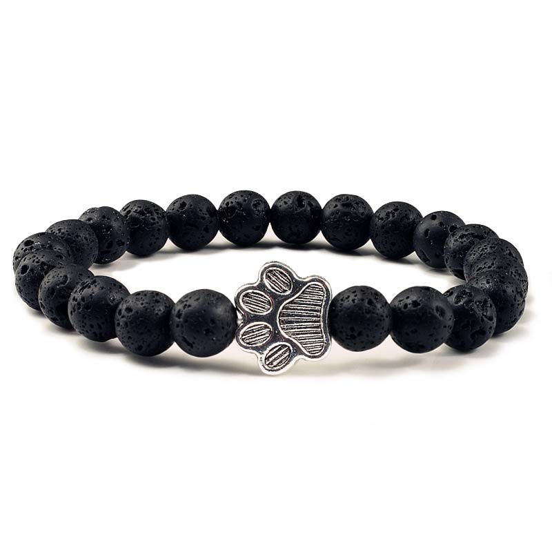 Pulsera de piedra Buddha Stones “Save A Dog” - Negro mate - image 7