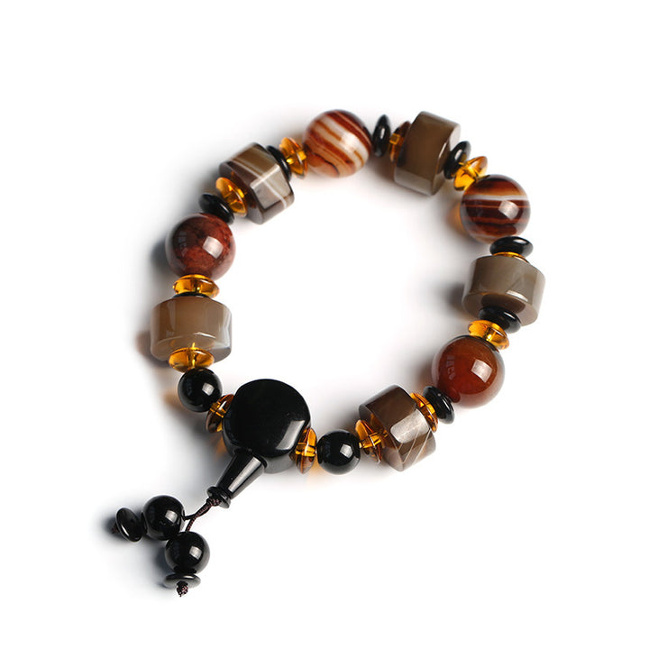 Pulsera de la Suerte de Sardonyx Natural