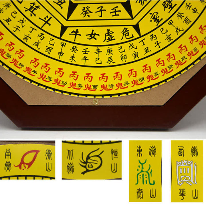 Reloj de pared con mapa de energía de equilibrio de mapa Feng Shui Bagua - image 25