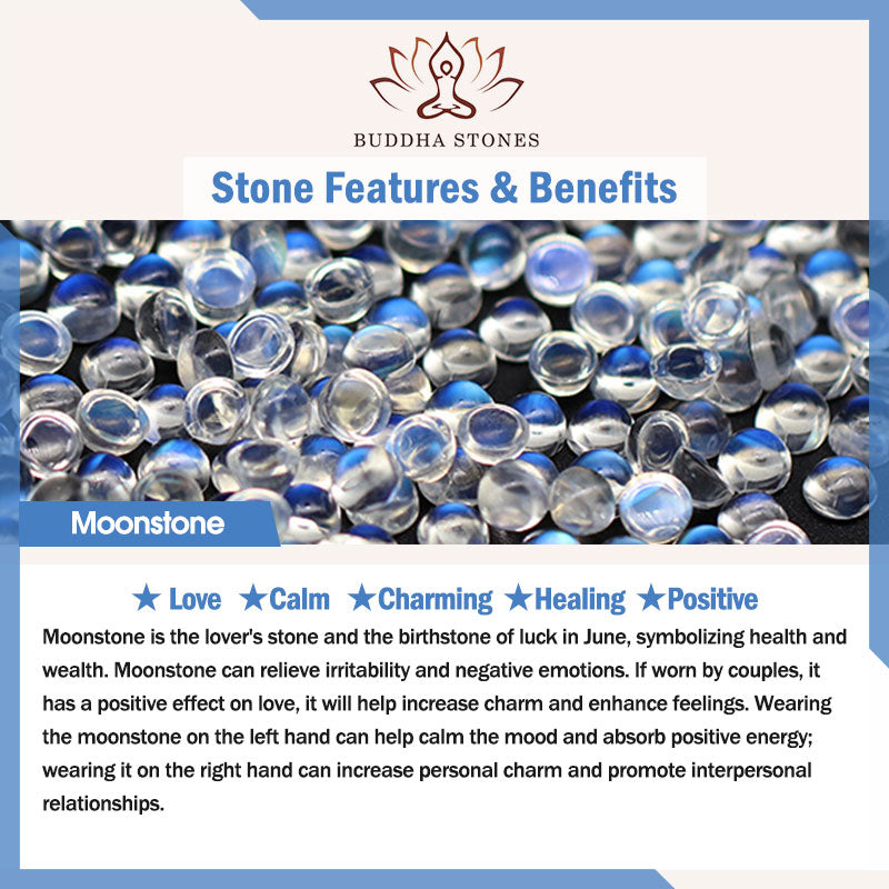 Buddha Stones Cuarzo Fresa Natural Garra de Pata de Gato Pulsera de Amor de Piedra Lunar de Cuarzo Rutilado Colorido - image 10