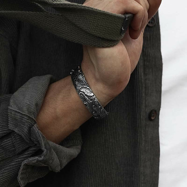 Brazalete de plata de ley 999, oro 990, pez Koi, suerte, riqueza, éxito - image 4