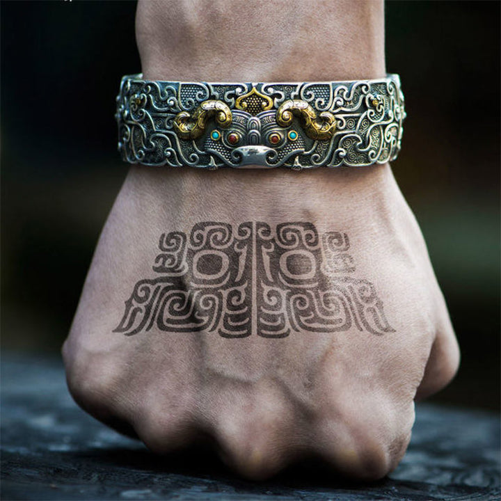 Pulsera de bendición PiXiu con grabado FengShui de Buddha Stones