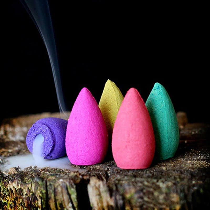 Quemador de incienso de fuente de humo de reflujo de resina fantasma de calabazas de Halloween Decoración
