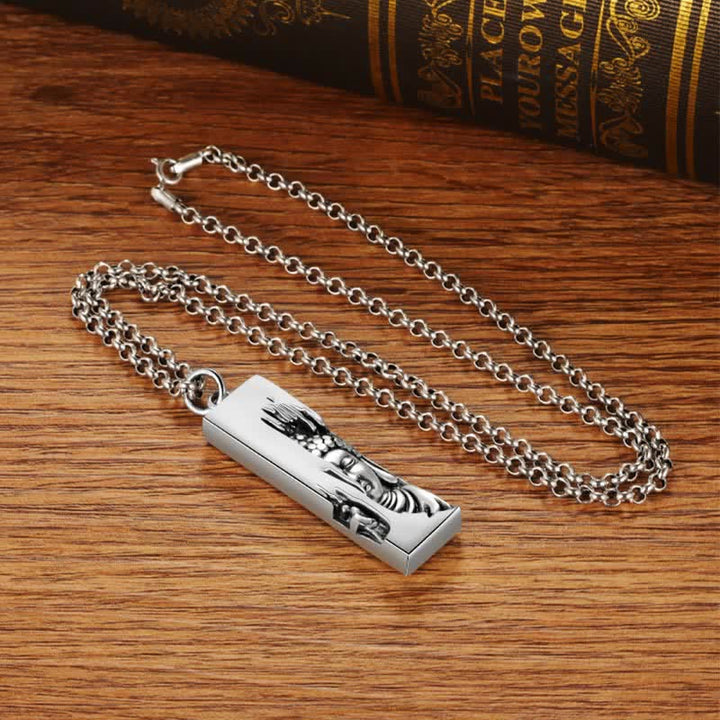 Collar con colgante de Buddha Stones, Tathagata, protección y fuerza, estilo vintage - image 13