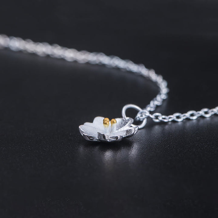 Colgante de plata de ley 925 con Buddha Stones , flor de cerezo, bendición de flores - image 5