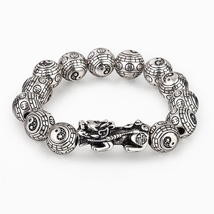 Pulsera de riqueza tibetana FengShui PiXiu con Buddha Stones