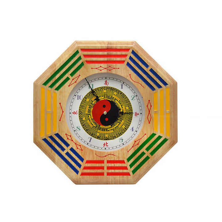 Reloj de pared con mapa de energía de equilibrio de mapa Feng Shui Bagua - image 15