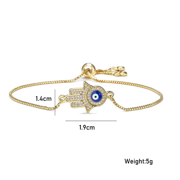 Pulsera de coraje con protección contra el mal de ojo con Buddha Stones