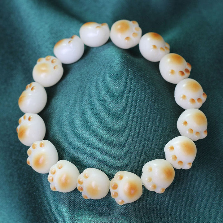 Pulsera de paz con semillas de Bodhi y garra de gato con Buddha Stones - image 18