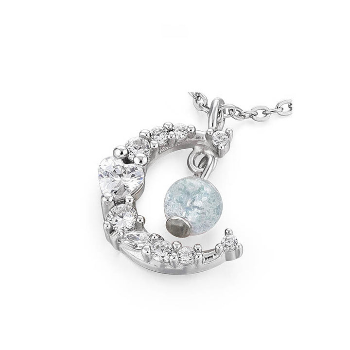 Collar curativo de amor con cristal azul de cuarzo fresa y Buddha Stones