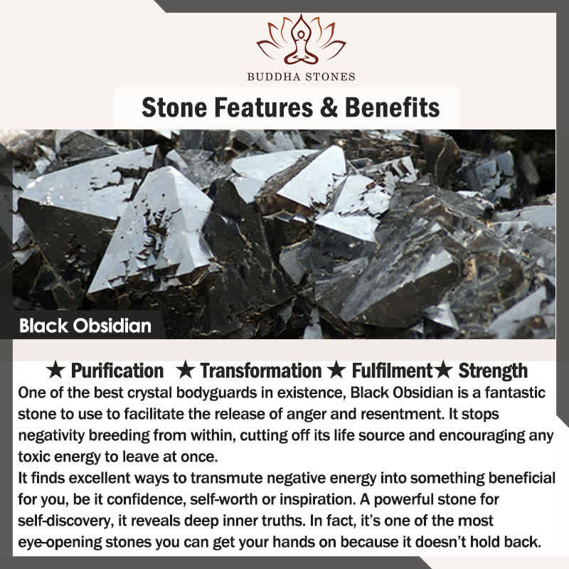 Buddha Stones Colgante de protección de obsidiana negra natural redonda con dragón tallado