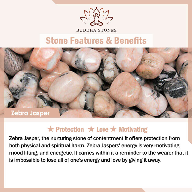 Pulsera de equilibrio espiritual con Buddha Stones, cristal natural, amatista, ojo de tigre