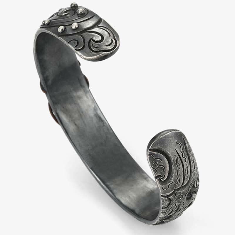 Brazalete de plata de ley 999, oro 990, pez Koi, suerte, riqueza, éxito - image 8