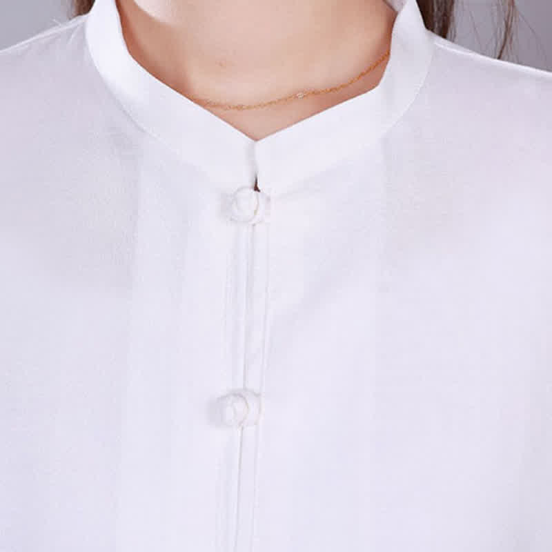 Conjunto de ropa unisex de lino y algodón con Buddha Stones, tai chi, qigong, oración, práctica espiritual zen - image 4