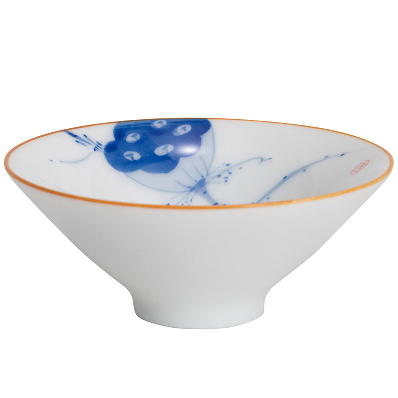 Taza de té de Kung Fu con Buddha Stones, flor de Mandala, pez Koi, pájaro de loto, caquis, 50ml