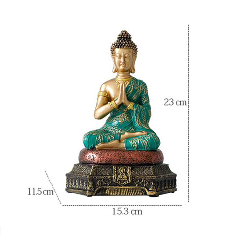 Decoración de estatua de resina de compasión de Buda de Buddha Stones de Buda