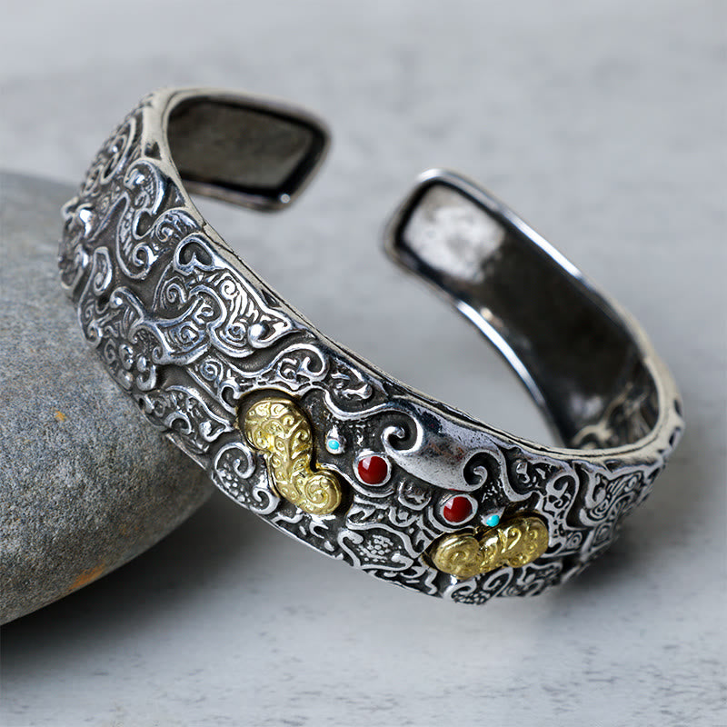 Pulsera de bendición PiXiu con grabado FengShui de Buddha Stones