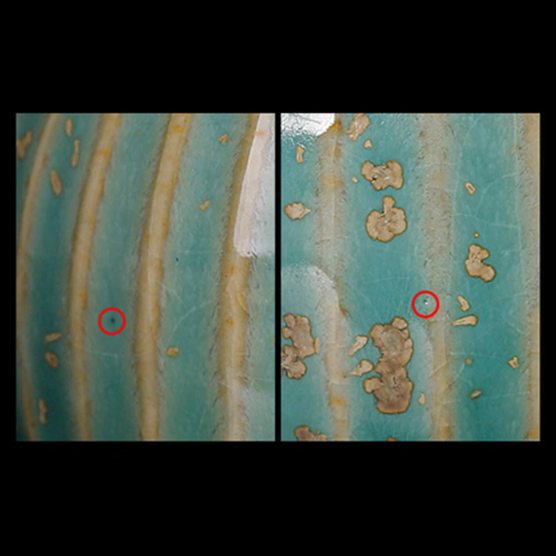 Taza de té y platillo con tapa, cerámica Gaiwan Sancai, cambio de horno de esmalte Retro, Buddha Stones , Kung Fu