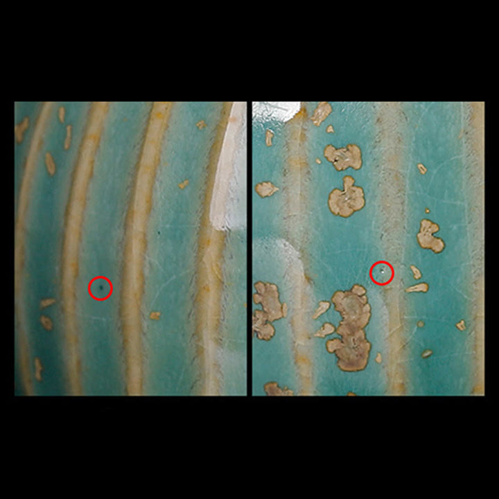 Taza de té y platillo con tapa, cerámica Gaiwan Sancai, cambio de horno de esmalte Retro, Buddha Stones , Kung Fu