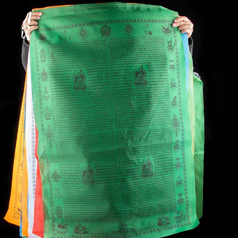 Bandera tibetana de oración al aire libre, 5 colores, caballo de viento, felicidad, auspicioso