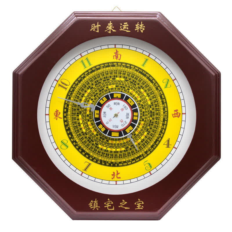 Reloj de pared con mapa de energía de equilibrio de mapa Feng Shui Bagua - image 19