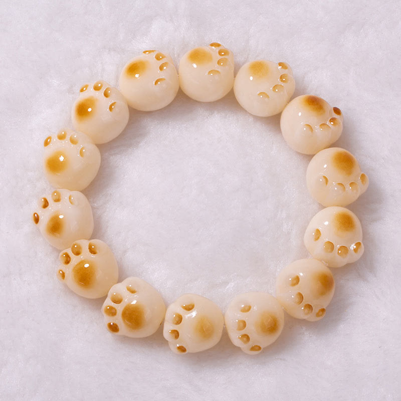 Pulsera de paz con semillas de Bodhi y garra de gato con Buddha Stones - image 16