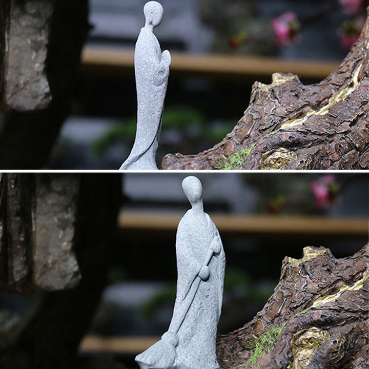 Buddha Stones Meditación Buda Monje Serenidad Decoración del Hogar - image 17