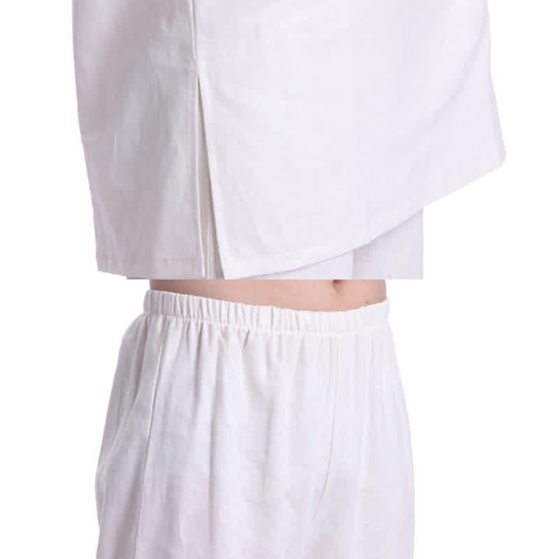 Conjunto de ropa de lino y algodón para hombre, meditación Zen espiritual, Buddha Stones, práctica de oración - image 15