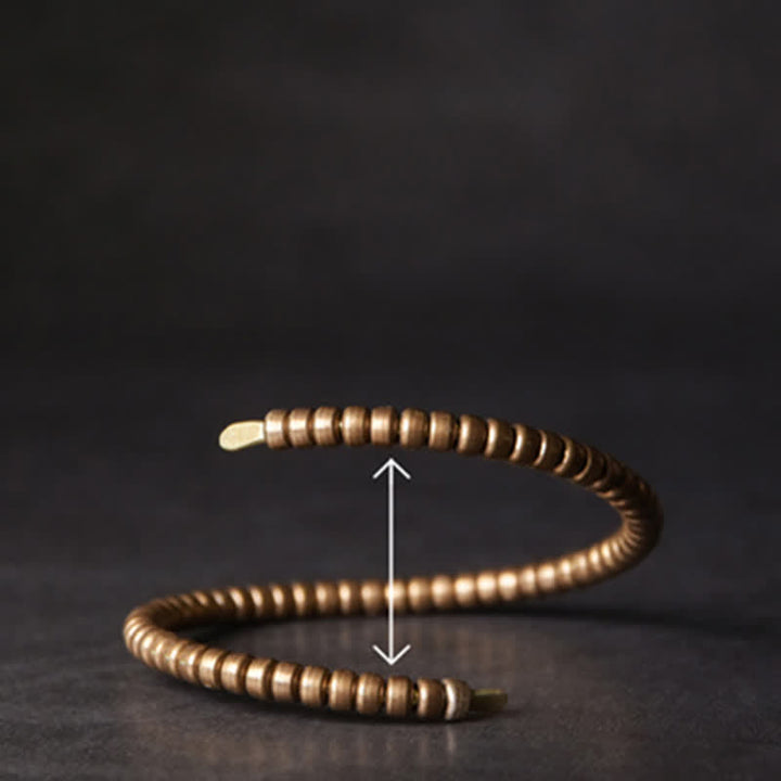 Pulsera ajustable con equilibrio de cobre y diseño vintage de Buddha Stones - image 9