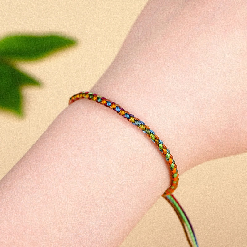 Buddha Stones;Que todos tus deseos se hagan realidad; Pulsera Suerte Multicolor