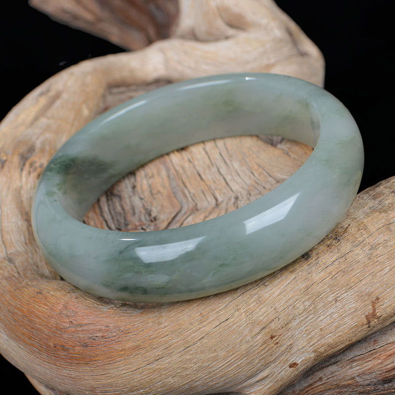 Brazalete curativo de la suerte de jade natural