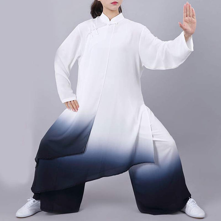 Conjunto de ropa Unisex para práctica de Zen Tai Chi Qigong, pintura degradada de Buddha Stones, meditación, oración espiritual - US12, UK/AU16, EU44 (3XL) - image 0