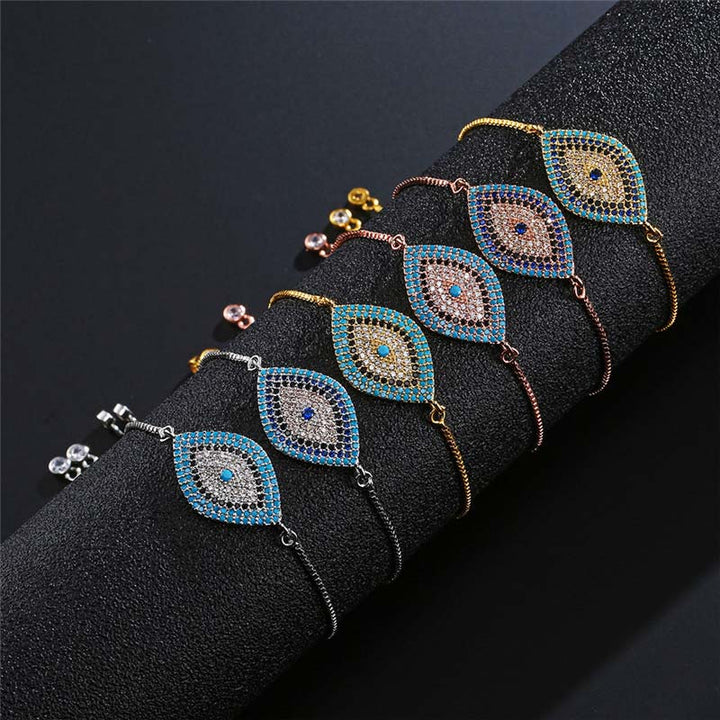 Pulsera curativa con protección contra el mal de ojo con Buddha Stones