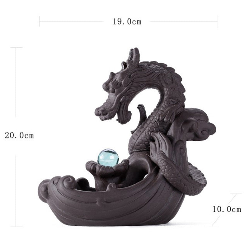 Quemador de incienso con protección de dragón tibetano, Buddha Stones , decoración - image 9