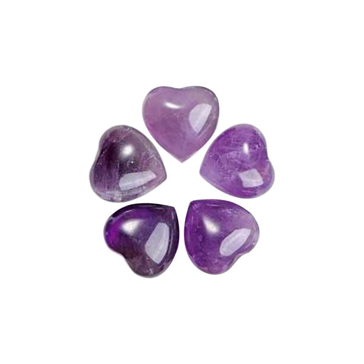 Decoración de amor con piedra de ojo de tigre, amatista natural - image 2