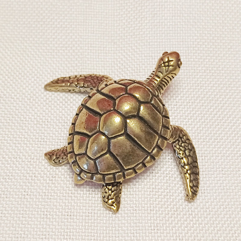 Buddha Stones, Mini Rana pequeña, Tortuga, pez Koi, Caracol, cangrejo, cobre, riqueza, decoración del hogar