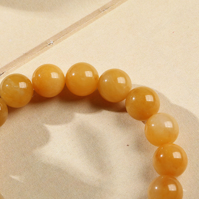 Pulsera de riqueza Pixiu de jade de seda dorada con Buddha Stones