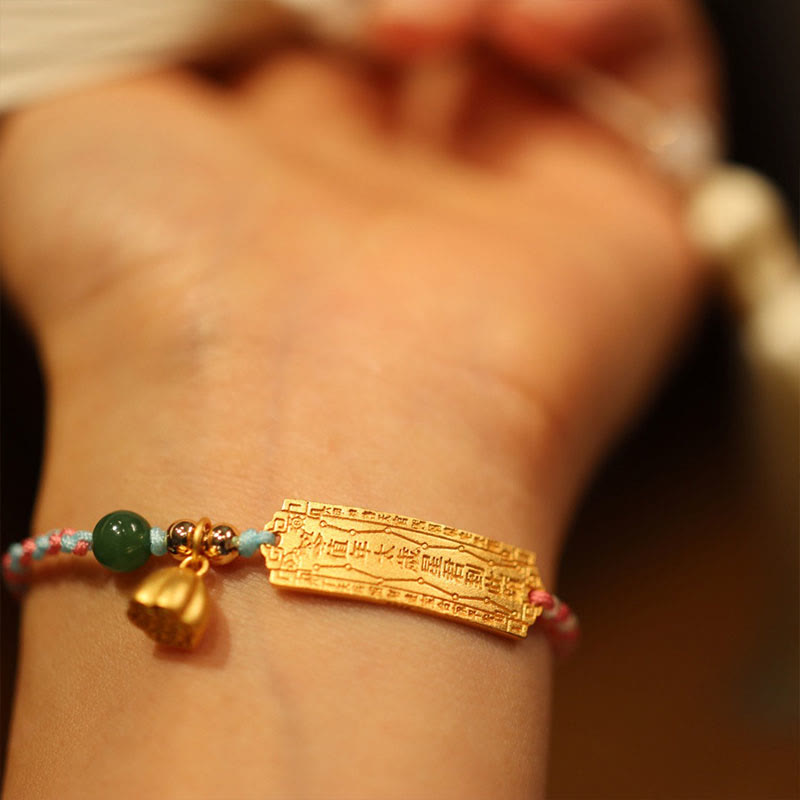 Pulsera trenzada con amuleto de la suerte, hecha a mano, en plata de ley 925 con Buddha Stones