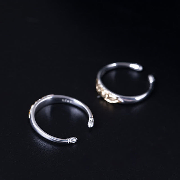 Anillo Nuevo Comienzo de Flor de Loto de Plata de Ley 925 con Buddha Stones - image 8