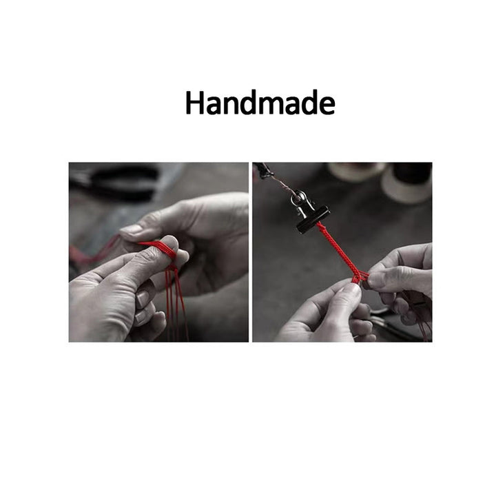 Pulsera trenzada hecha a mano con bendición de personaje Fu de plata de ley 925 con Buddha Stones - image 18