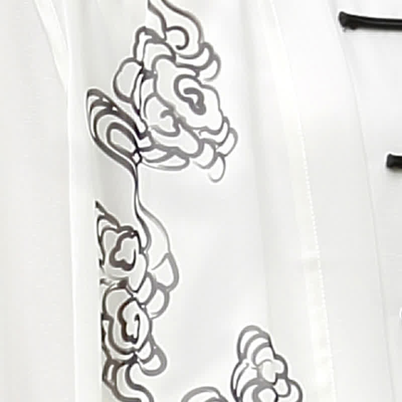 Conjunto de ropa para mujer con Buddha Stones, nubes auspiciosas, gradiente de meditación, oración, espiritualidad, zen, tai chi y qigong.