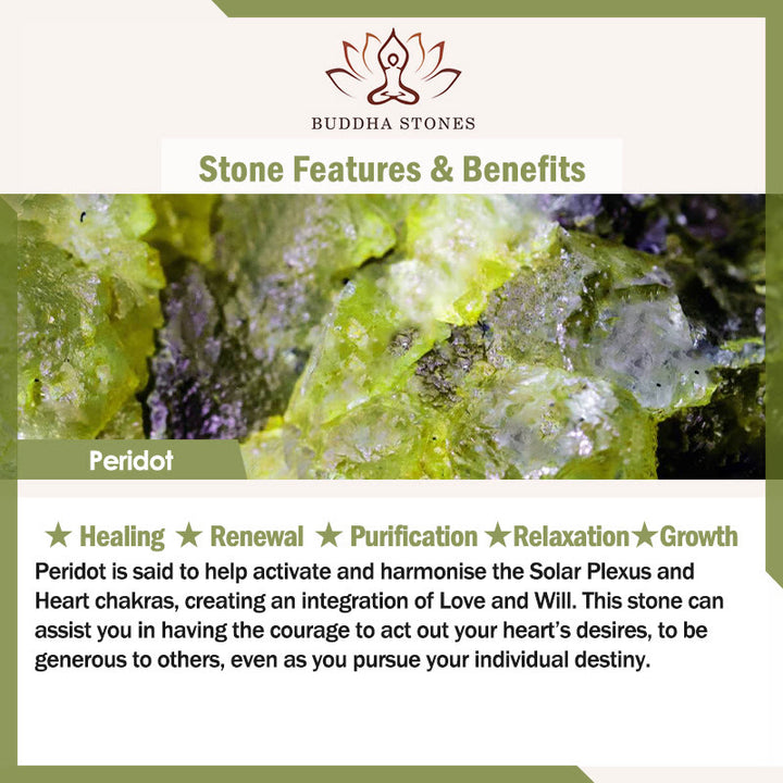 Pulsera de la suerte con patrón de bambú y peridoto de plata de ley 925 con Buddha Stones - image 13