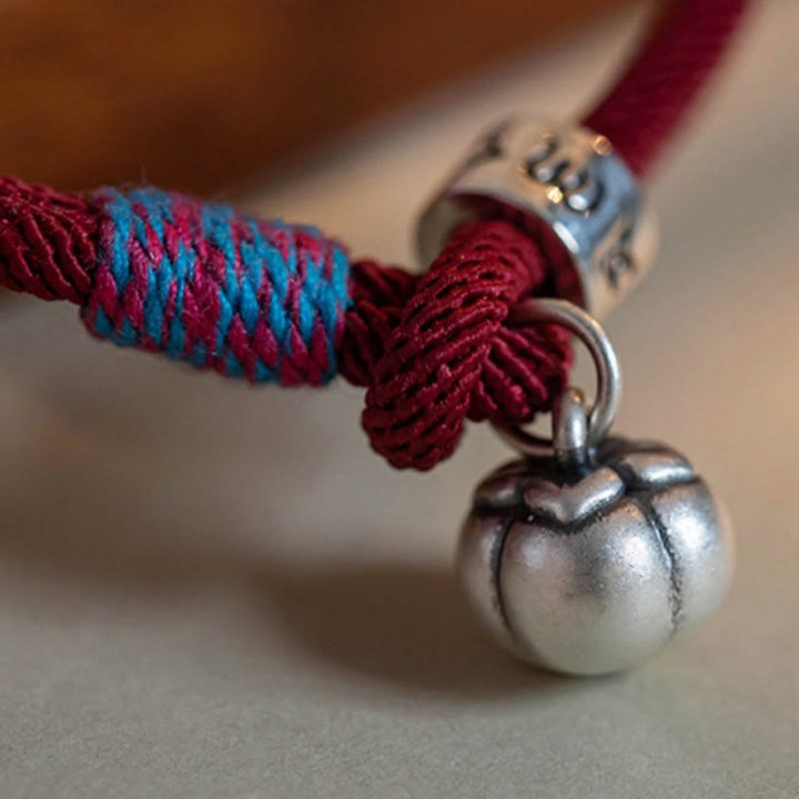 Pulsera trenzada de plata de ley 925 con Buddha Stones, Om Mani Padme Hum tibetano hecho a mano, amuleto de caqui, protección de la suerte - image 8